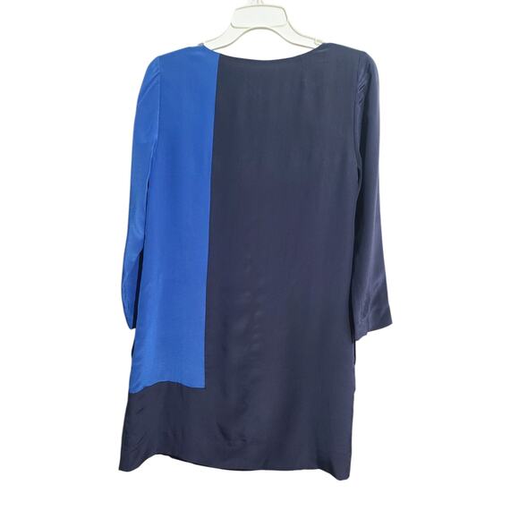 J. Crew Silk Jules Shift Dress in Colorblock - Picture 3 of 5